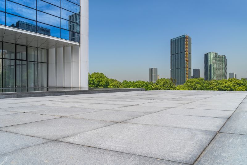 Modern concrete pavers