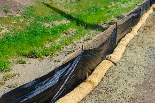 Straw Wattle Installation in Bremerton